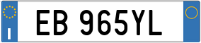 Truck License Plate